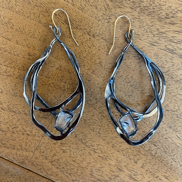 Alexis Bittar Miss Havisham Small Interlace Earrings - Picture 5 of 15